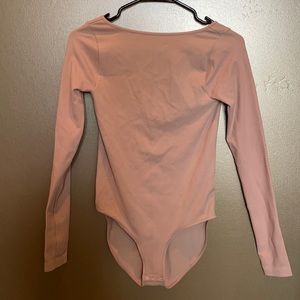 Free People Pink Bodysuit